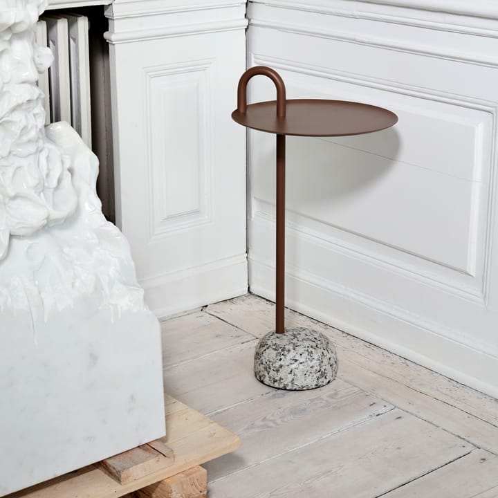 Table d'appoint Bowler, Black-granite HAY