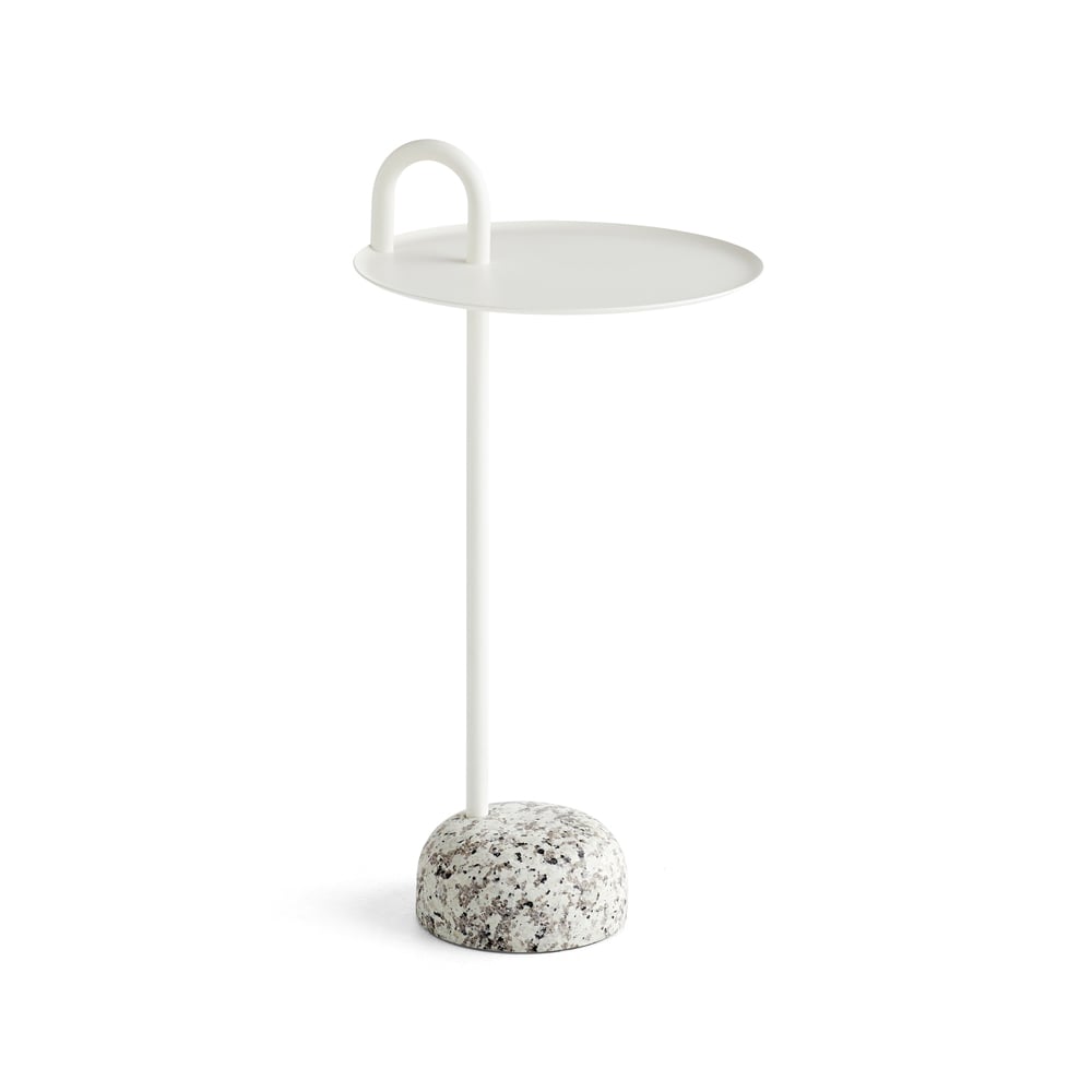 HAY Table d"'appoint Bowler Cream white-granite