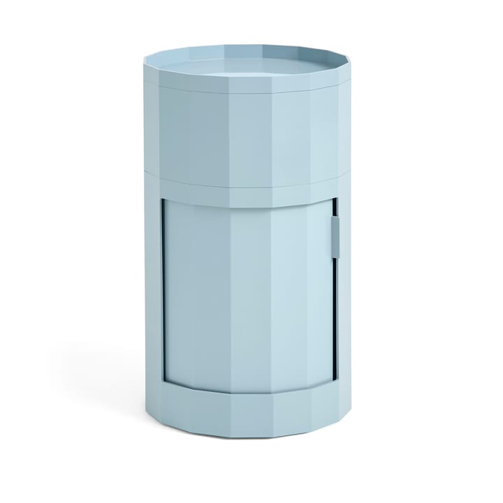 Table d'appoint Facet Cabinet high 66 cm - Misty blue - HAY