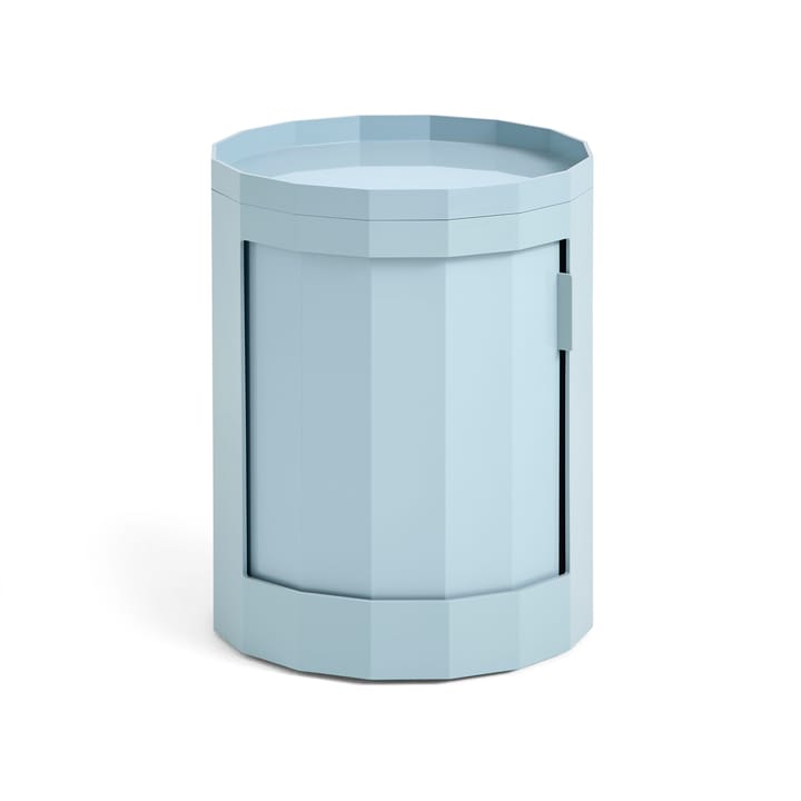 Table d'appoint Facet Cabinet low 49 cm - Misty blue - HAY