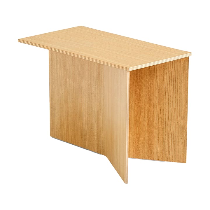 Table d'appoint Slit Oblong 27,5x49 cm - Lacquered oak - HAY