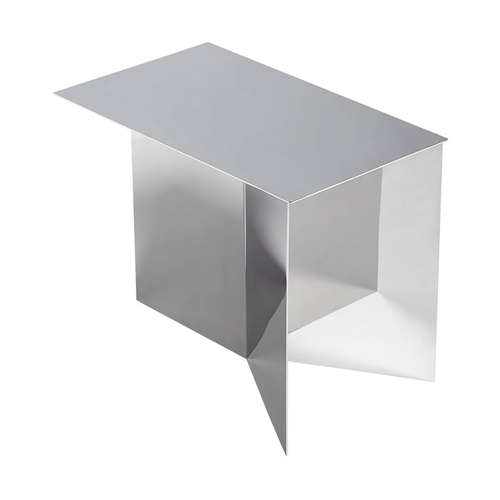 Table d'appoint Slit Oblong 27,5x49 cm - Mirror polished steel - HAY