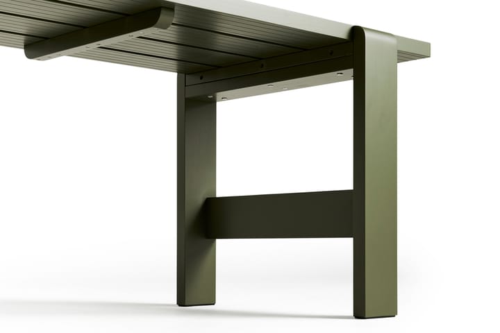 Table Weekday 180x66 cm pin laqué, Olive HAY