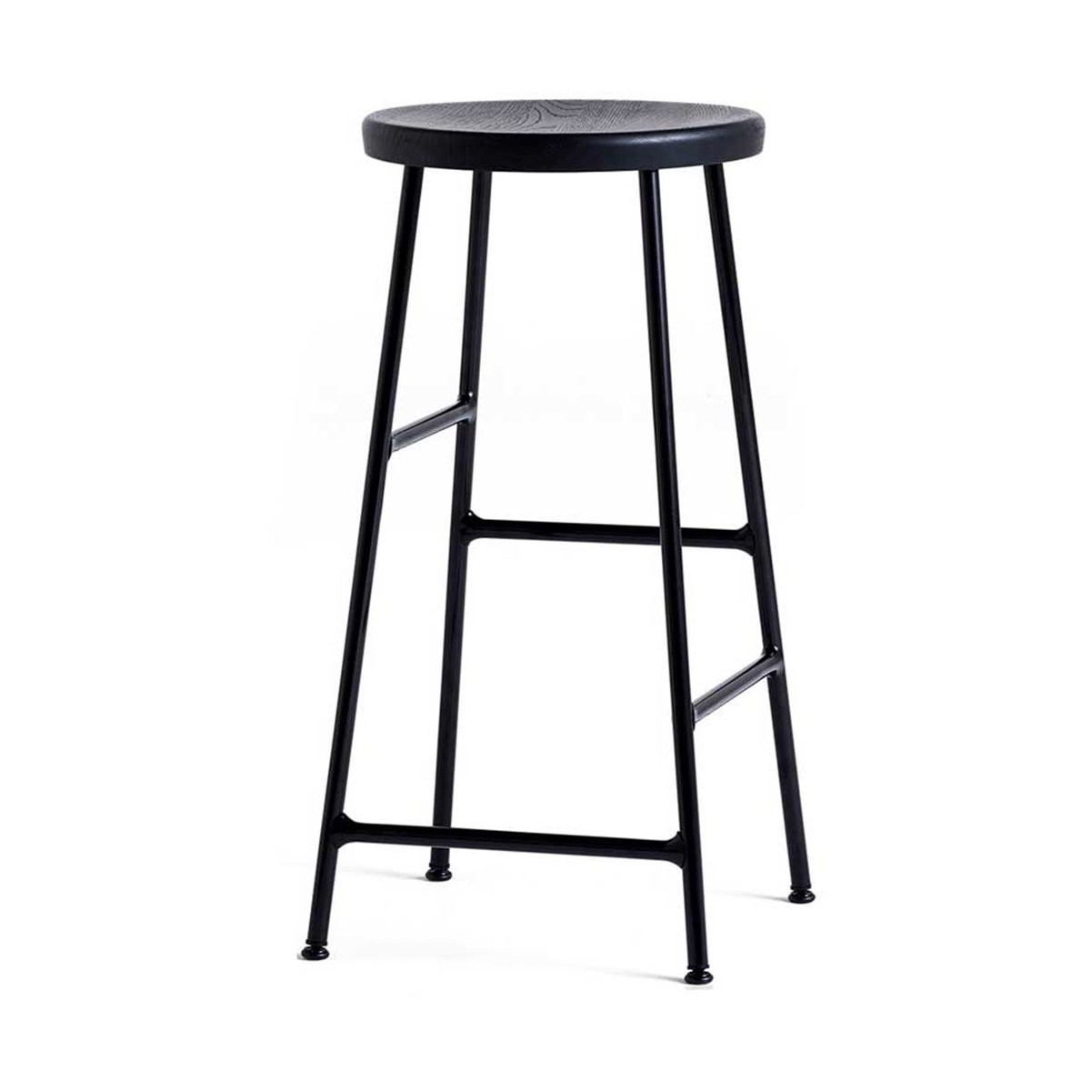 HAY Tabouret de bar Cornet 65 cm Soft black oak-soft