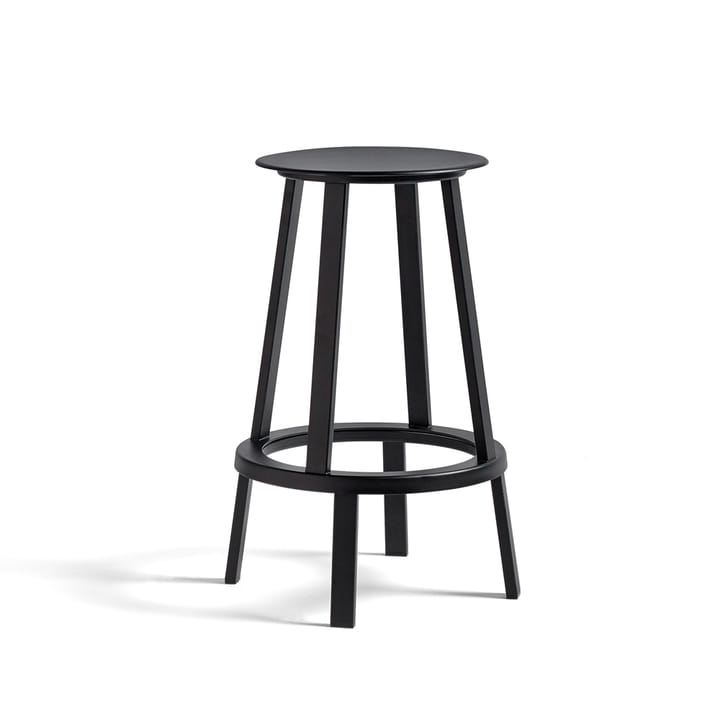 Tabouret de bar Revolver - Black, low - HAY