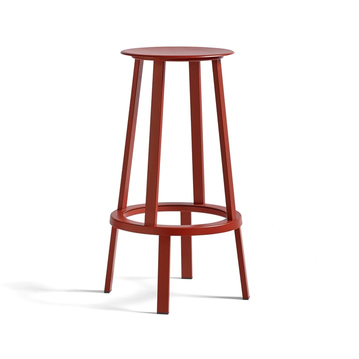 Tabouret de bar Revolver - Red, high - HAY