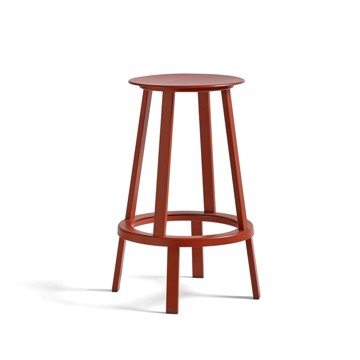 Tabouret de bar Revolver - Red, low - HAY