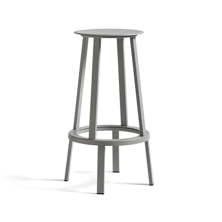 Tabouret de bar Revolver - Sky grey, high - HAY