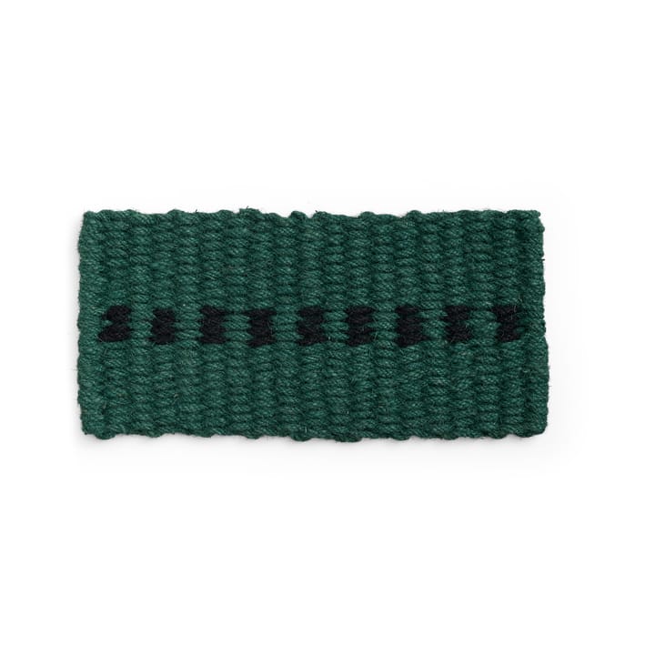 Tapis de porte Coco Dot - Dark green-black - HAY