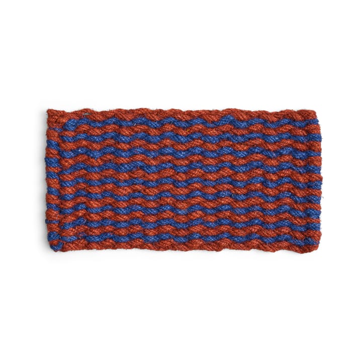 Tapis de porte Coco Stripe Wave, Brown-navy HAY