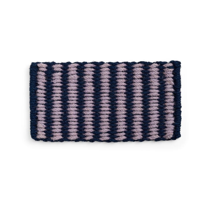 Tapis de porte Coco Stripe Wide, Lavender-navy HAY