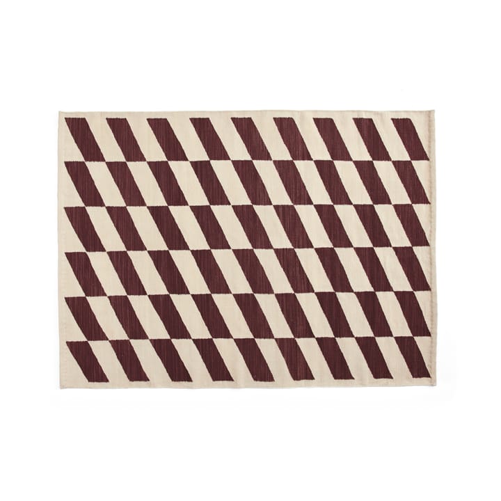 Tapis Shift Kelim 140x200 cm - Burgundy - HAY