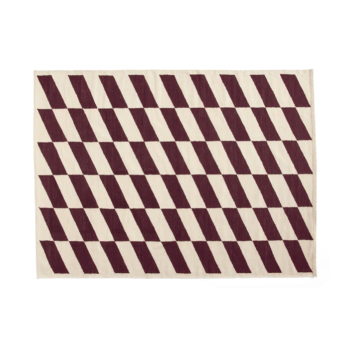 Tapis Shift Kelim 170x240 cm - Burgundy - HAY