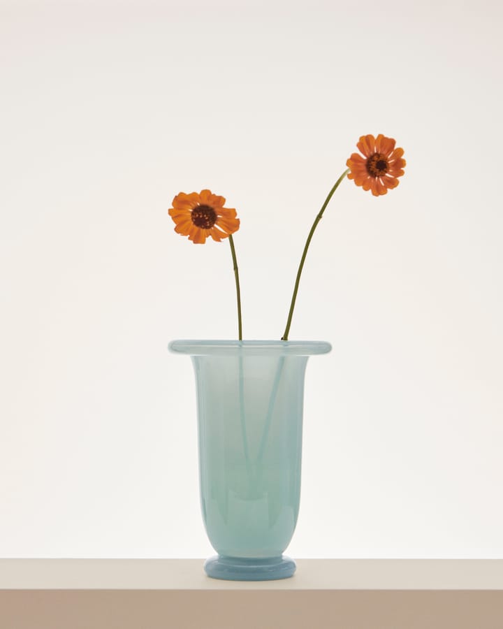 Vase Empire, Medium Ice blue-light blue HAY