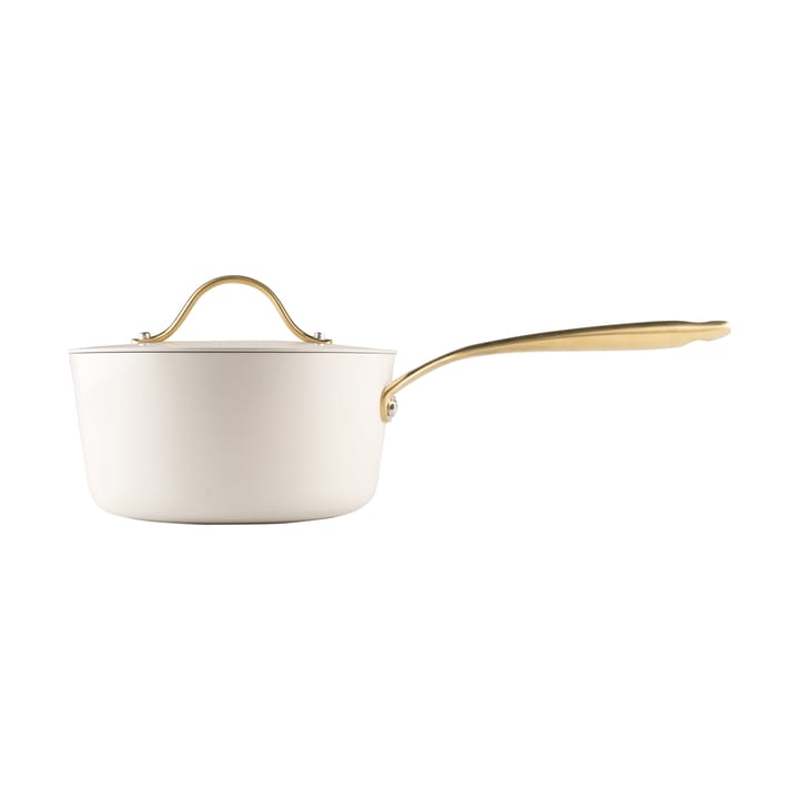 Casserole avec couvercle Heirol Royal Pearl Ø18 cm - Blanc-or - Heirol