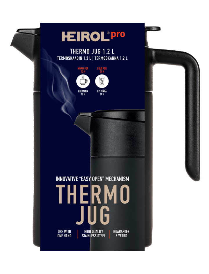 Thermos Heirol 1,2 l, Noir Heirol