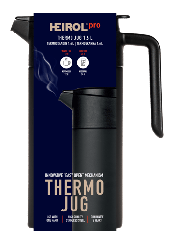 Thermos Heirol 1,6 l - Noir - Heirol