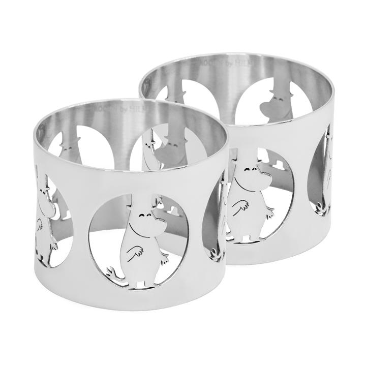 Anneaux de serviette Hilke X Mumin Moominpappa lot de 2 - Laiton - Hilke Collection