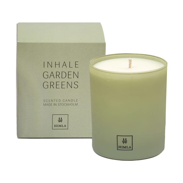 Bougie parfumée Inhale 230 g - Verts de jardin - Himla