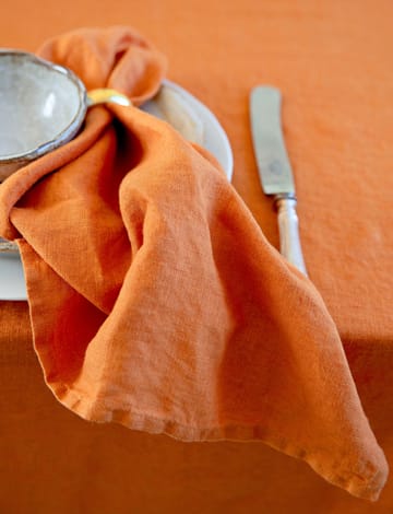 Serviette Sunshine lot de 4 - Orange amère - Himla