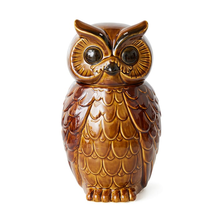 Pot de rangement Owl en céramique - Roasted - HKliving