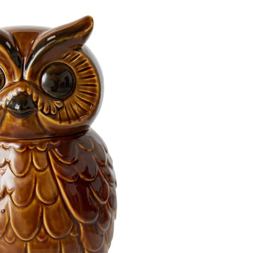 Pot de rangement Owl en céramique - Roasted - HKliving