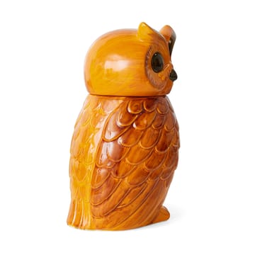 Pot de rangement Owl en céramique - Tangerine - HKliving