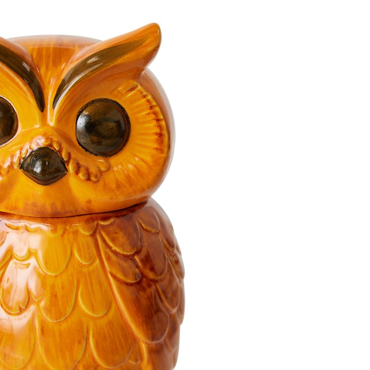 Pot de rangement Owl en céramique, Tangerine HKliving