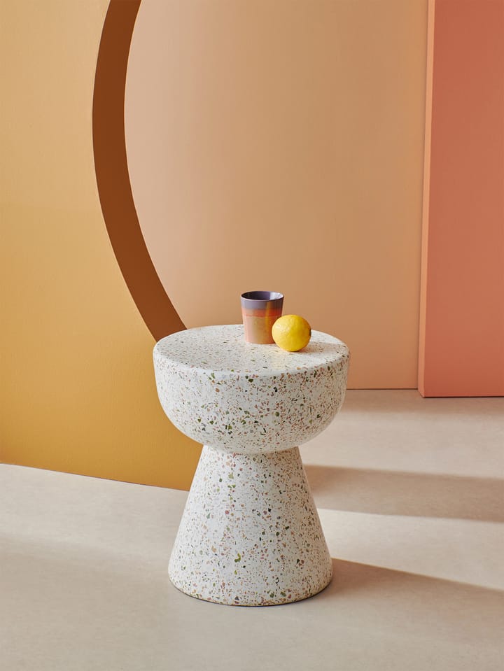 Table d'appoint Terrazzo Ø35 cm - Terrazzo multicolour - HKliving