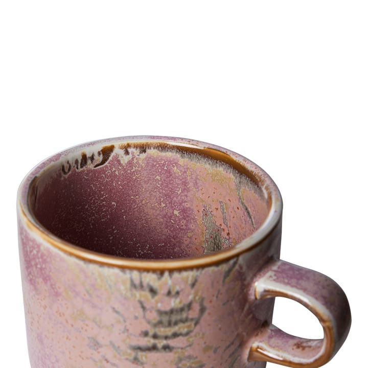 Tasse avec soucoupe Home Chef 22 cl, Rustic pink HKliving