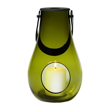 Photophore Design With Light vert olive - 25 cm - Holmegaard