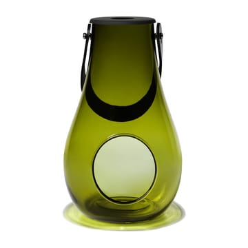 Photophore Design With Light vert olive - 25 cm - Holmegaard