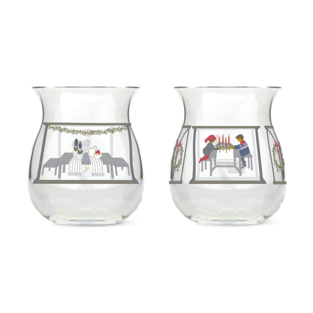 Photophore Holmegaard Christmas, lot de 2 - 2024 - Holmegaard