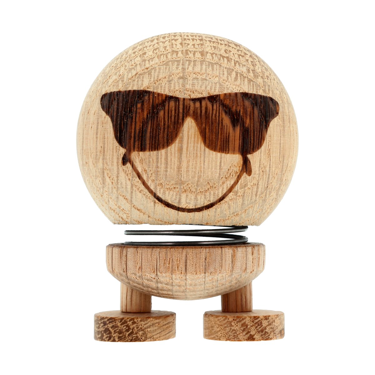 Hoptimist Figurine Smiley Cool S Raw oak