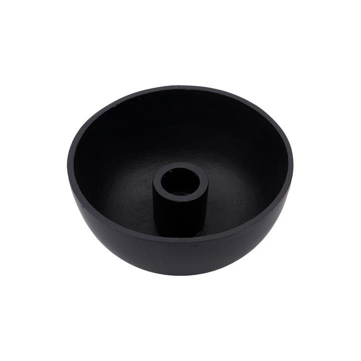 Bougeoir Crown Ø13 cm, Noir House Doctor