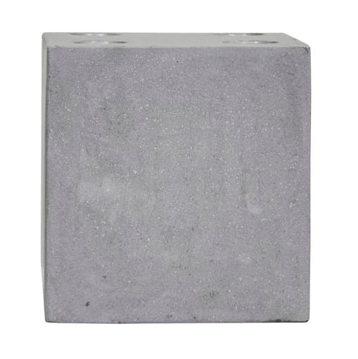 Bougeoir Marb 20x20x20 cm - Gris - House Doctor