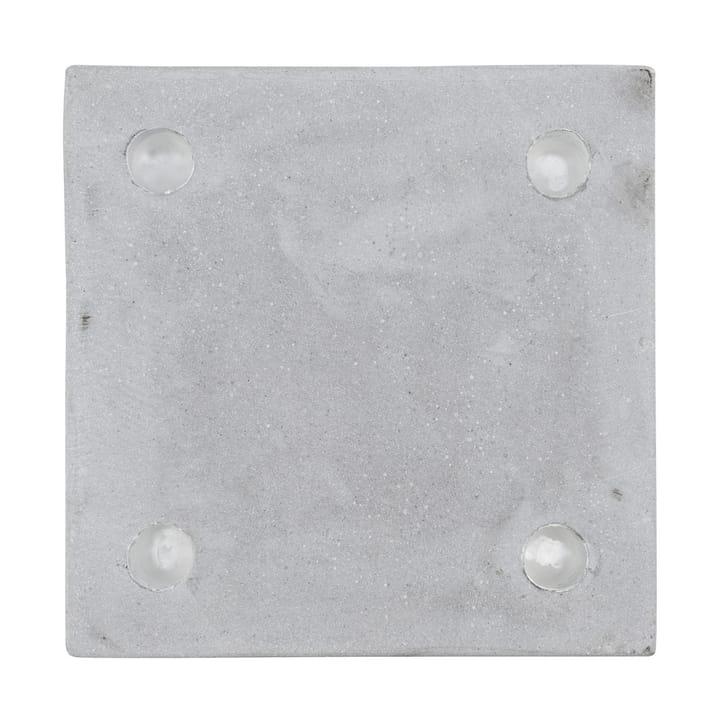 Bougeoir Marb 20x20x20 cm, Gris House Doctor