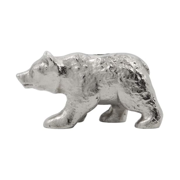 Bougeoir Polar 5,5 cm - Argent antique - House Doctor