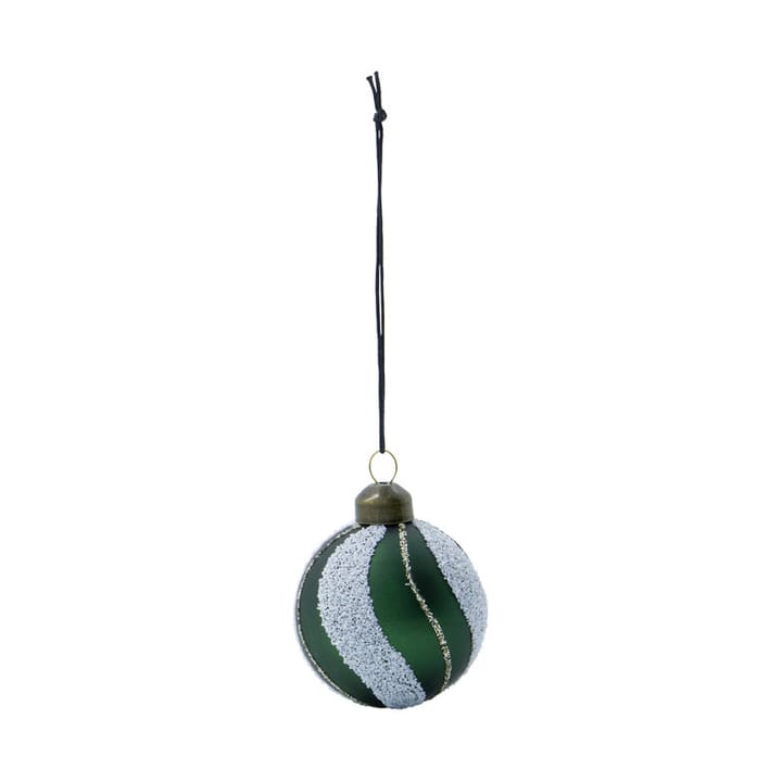 Boules de Noël Into Ø6 cm, lot de 4, Vert House Doctor