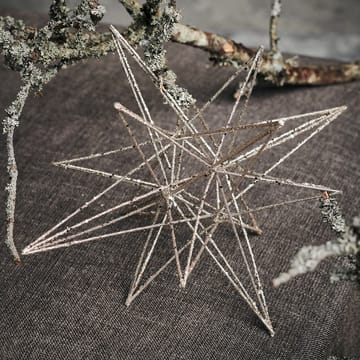 Décoration de Noël Star 21x35 cm - Champagne - House Doctor