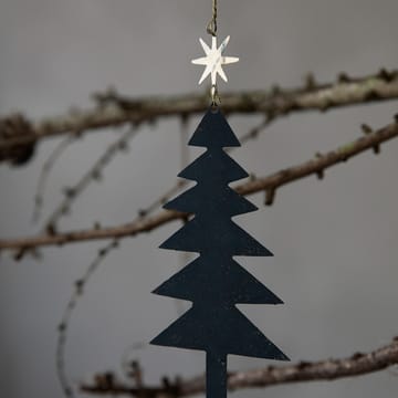 Décoration de Noël Tree with Star Lot de 3 - Noir - House Doctor