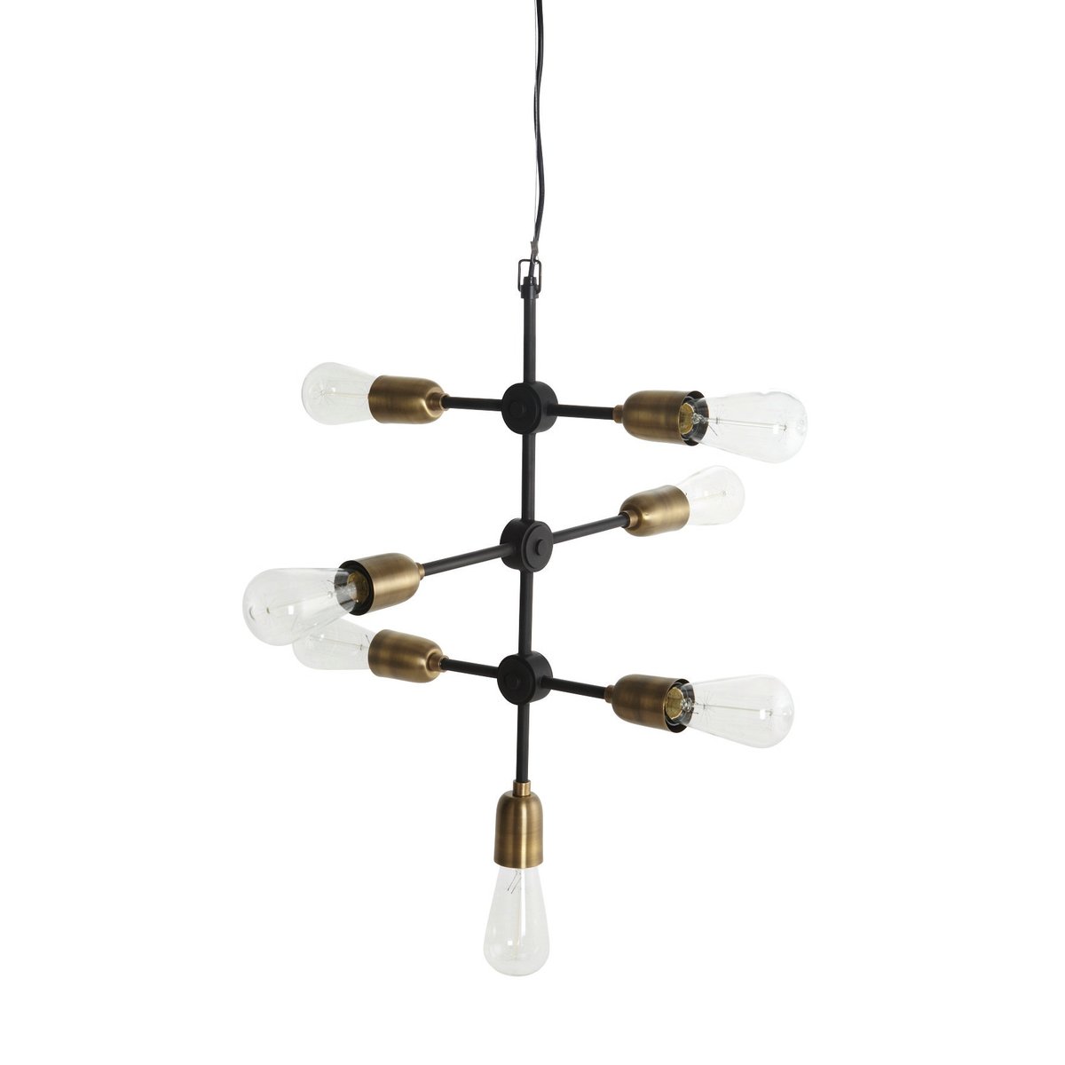 House Doctor Lampe à suspension Molecular 7 ampoules