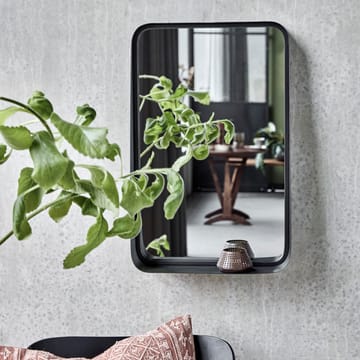 Miroir Pejo avec cadre 35x55 cm - Noir antique - House Doctor