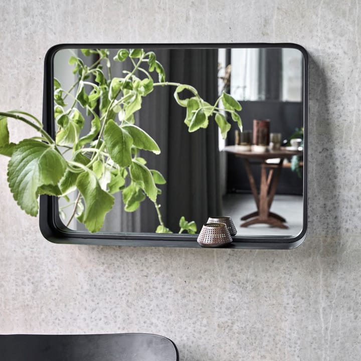 Miroir Pejo avec cadre 45x60 cm, Noir antique House Doctor