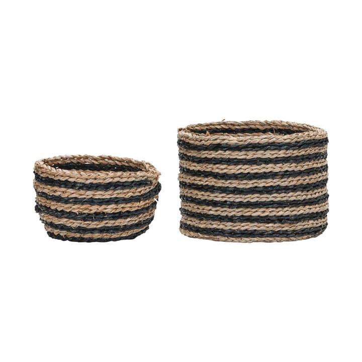 Panier de rangement Zola, lot de 2 - Nature - House Doctor