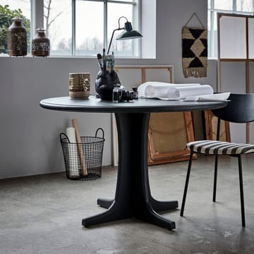 Table à manger Shaker Ø120 cm - Noir - House Doctor