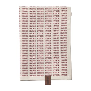 Pack de 2 torchons de cuisine Noël Humdakin Notes of Hygge - Off white-red - Humdakin