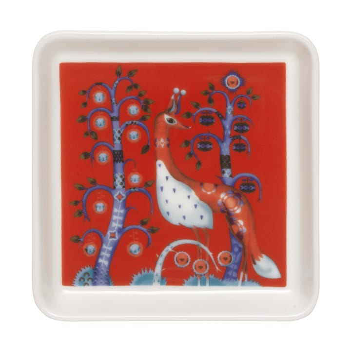 Assiette Taika 12x12 cm - Rouge - Iittala