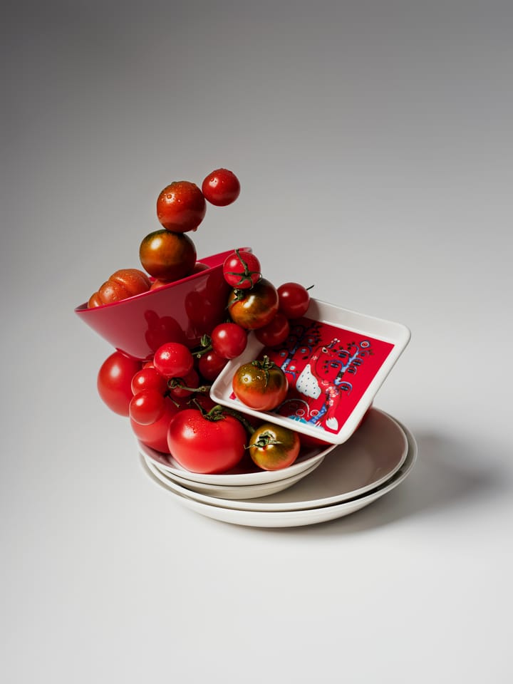 Assiette Taika 12x12 cm - Rouge - Iittala