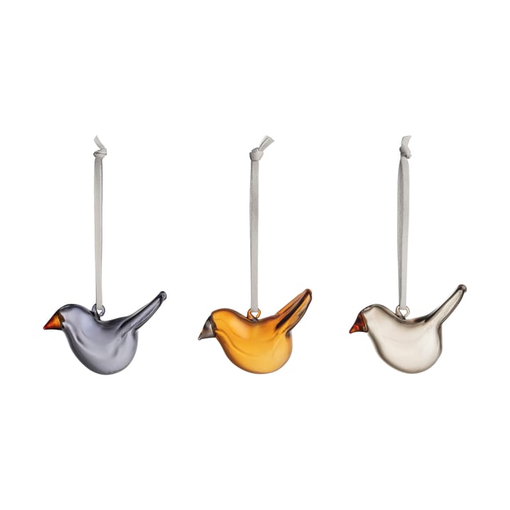 Oiseau en verre Iittala, lot de 3, Mix Iittala